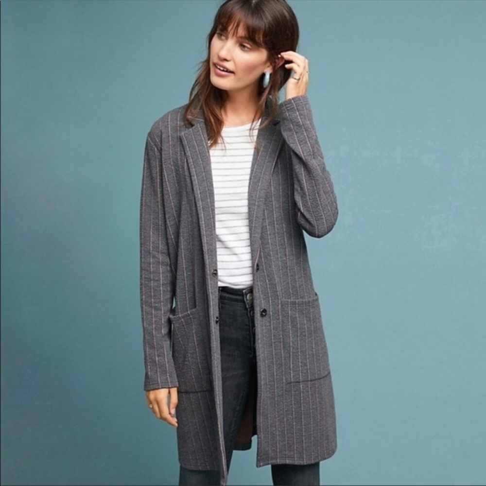 Anthropologie Harlyn Longline Jacket Blazer